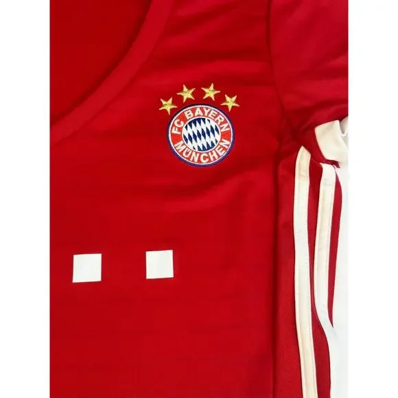 Adidas FC Bayern Munich Women’s Soccer Jersey Red Climalite Size M - Picture 4 of 10